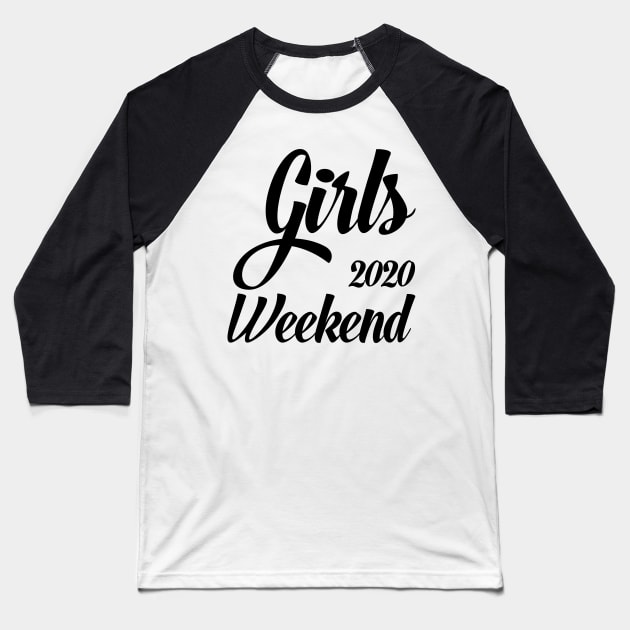 Girls Trip Cute Girls Weekend 2020 Mask Girls Trip 2020 Mask girls weekend trips Baseball T-Shirt by Gaming champion